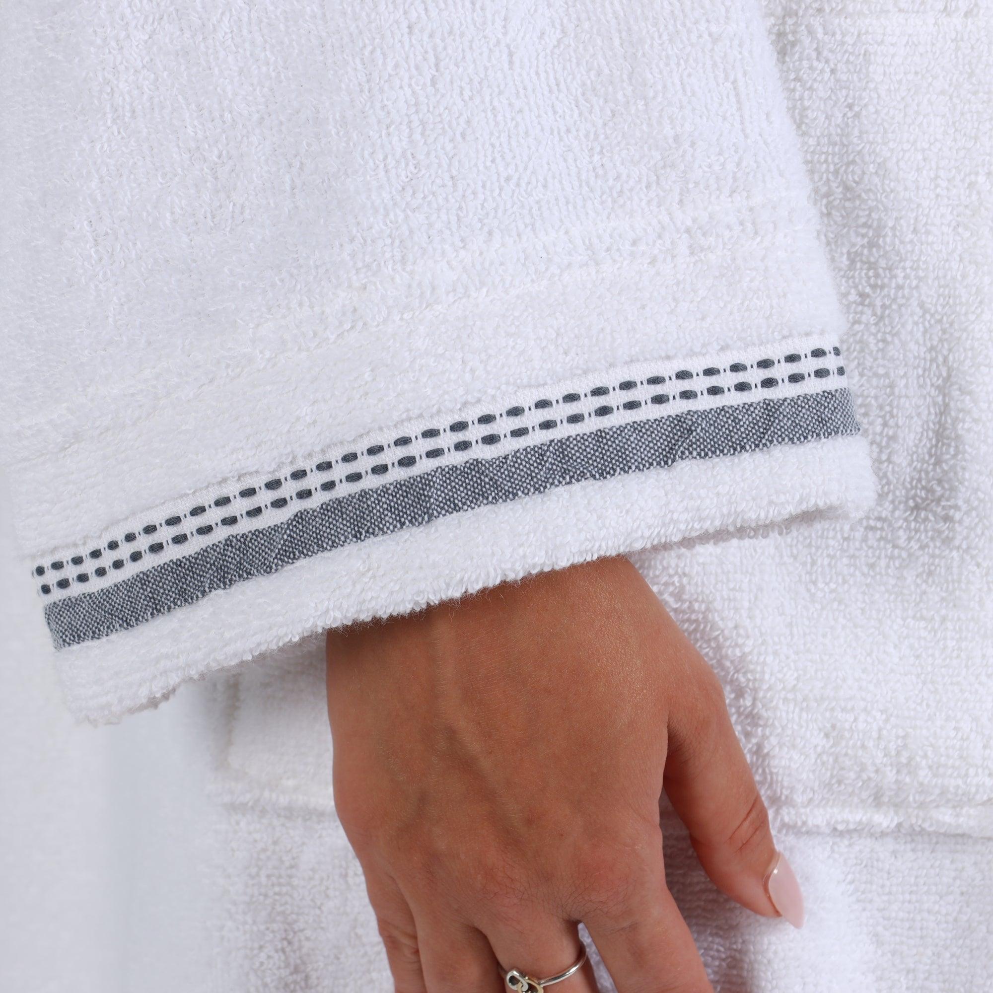 Turkish Cotton Terry Kimono Embroidered Super-Soft Unisex Bathrobe - Bath Robe by Superior