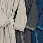 Turkish Cotton Terry Kimono Embroidered Super-Soft Unisex Bathrobe - Bath Robe by Superior