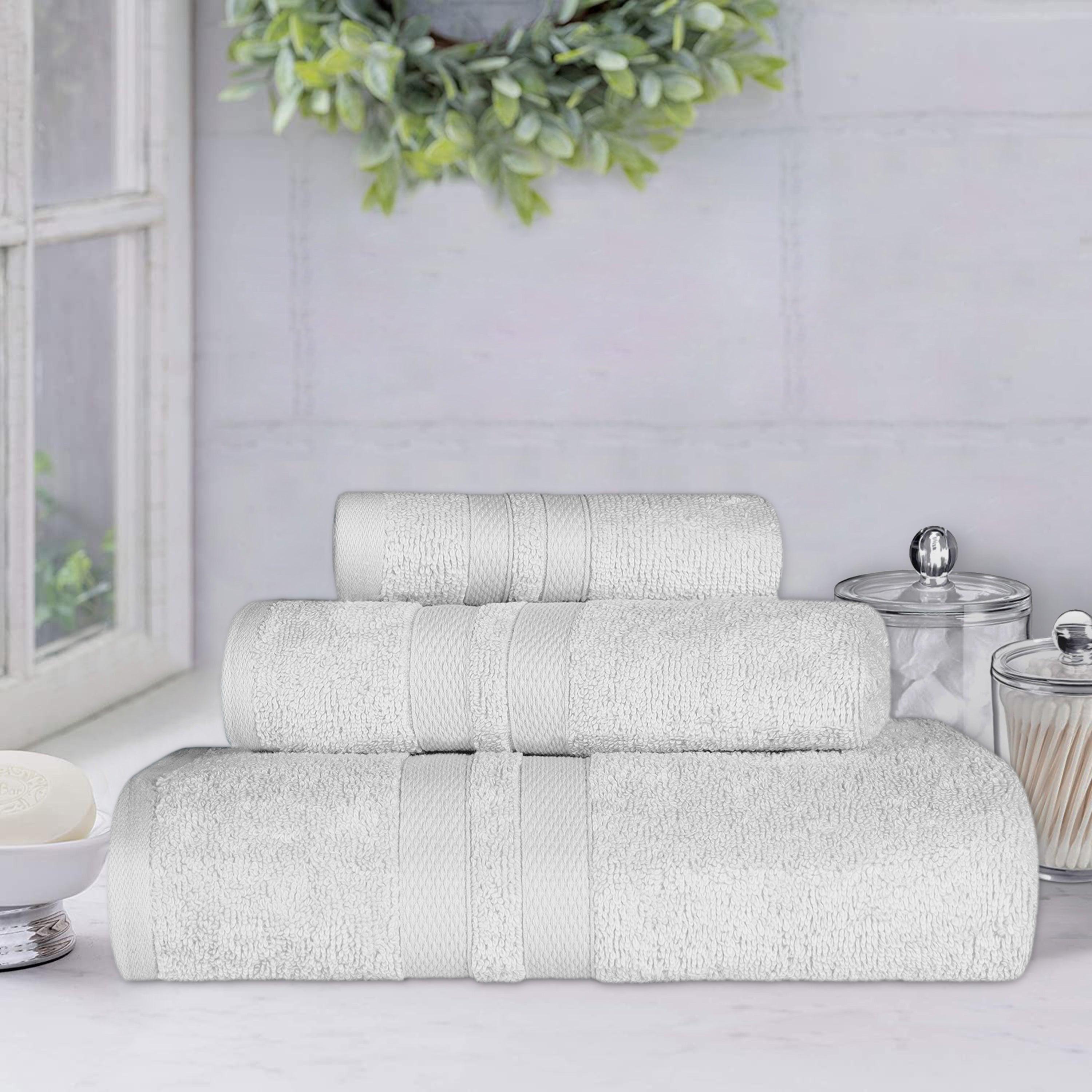 Ultra-Soft Cotton Absorbent Quick-Drying 3 Piece Towel Set - Towel Set by Superior Brand
