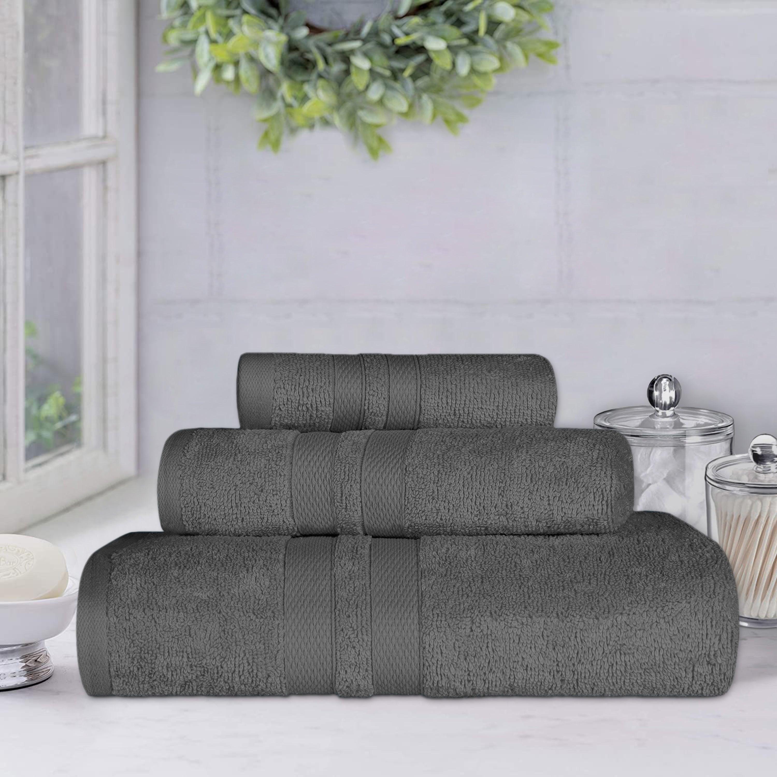 Ultra-Soft Cotton Absorbent Quick-Drying 3 Piece Towel Set - Towel Set by Superior Brand