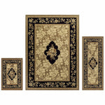 Victorian Inspired Oriental Elton Or Freyberg 3 Piece Area Rug Set - Rugs by Superior
