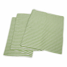Superior Striped All Season Long-Staple Combed Cotton Woven Blanket - White/Sage